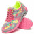 Pink pattern print air sole sport shoe sneaker 10