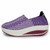 Purple weave check slip on rocker bottom shoe sneaker 13