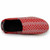 Red weave check slip on rocker bottom shoe sneaker 1654 17