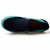 Green black canvas slip on rocker bottom shoe sneaker 07