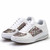 White pattern leather rocker bottom shoe sneaker 06