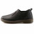 Black retro leather casual slip on dress shoe 19