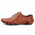 Brown classic casual leather lace up shoe 10