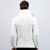 White high neck texture button long sleeve knit sweater 06