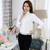 White embroidery lace long sleeve cotton shirt 03