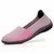 Pink check weave low cut slip on shoe sneaker 20