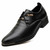 Black pleated lace up dress shoe 20