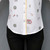 White mix pattern print long sleeve button shirt 12