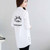 White loose style text print long sleeve button shirt 05
