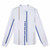 White stripe mix long sleeve button shirt 09