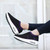 Black flyknit slip on rocker bottom shoe sneaker 05