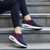 Navy flyknit slip on rocker bottom shoe sneaker 1820 02