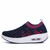 Navy flyknit slip on rocker bottom shoe sneaker 1820 12