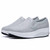 Grey plain slip on rocker bottom shoe sneaker 09