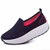 Navy texture flyknit slip on rocker bottom shoe sneaker 07