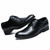 Black simple plain derby dress shoe 16