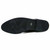 Black plain zip slip on dress shoe boot 17