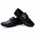 Black check buckle leather slip on shoe loafer 19