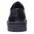 Black retro brogue leather derby dress shoe 15