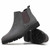 Grey plain design slip on shoe boot 21