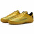 Golden skull label pattern print soccer shoe 04