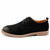 Black retro leather derby dress shoe 16