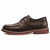 Brown retro leather derby dress shoe 13