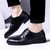 Black urban leather derby dress shoe 03