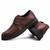 Brown retro leather derby dress shoe 12