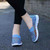 Blue knit check slip on shoe sneaker 11