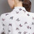 White butterfly polka dot pattern long sleeve shirt 12