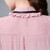 Pink ruffle style short sleeve shirt with neck tie 18