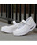 White low cut velcro slip on rocker bottom shoe sneaker 11