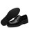 Black simply plain derby dress shoe 16