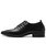 Black plain oxford dress shoe point toe 24