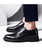 Black classic leather derby brogue dress shoe 07