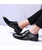 Black crocodile skin pattern derby dress shoe 07