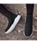 Black flyknit plain slip on sock like fit shoe sneaker 08