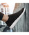 Black flyknit textured slip on sock like fit shoe sneaker 05