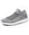 Grey flyknit textured slip on sock like fit shoe sneaker 01