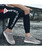 Grey flyknit textured slip on sock like fit shoe sneaker 05