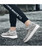 Grey flyknit textured slip on sock like fit shoe sneaker 10