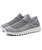 Grey flyknit textured slip on sock like fit shoe sneaker 17