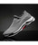 Grey flyknit plain sock like fit slip on shoe sneaker 08