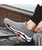 Grey flyknit plain sock like fit slip on shoe sneaker 03