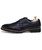 Black retro brogue leather derby dress shoe 11