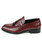 Red croco skin pattern tassel slip on dress shoe 15