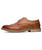 Brown retro brogue leather derby dress shoe 18