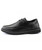 Black retro texture leather derby dress shoe 14