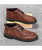 Brown classic retro leather derby dress shoe 18